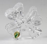 2006 Ryder Cup Waterford Crystal official commemorative shamrock paper weight - played at the K Club