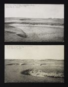 2x early St Andrews Old Course golf postcards - Grano Series to incl The Long Hole Bunkers driving