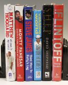 Cricket - Group of 6 Signed Cricket hardback Books including Shep my autobiography David Shepherd,