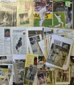 Cricket - Selection of Mixed County Cricket Autographs to include a large quantity of