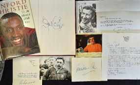 Sporting Autographs - a selection of various Sporting Autographs to include Willie Carson (