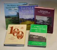 Golf Club History/Centenary Books (5) - mostly middle England to incl "The History of Ganton Golf