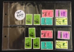 Golfing Philately c. 1970's to incl 2x Sets of 4x Jersey Golf Club Centenary 1878-1978 commemorative