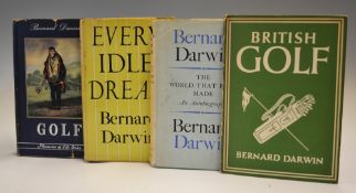 Darwin, Bernard Golf Books (4) -" British Golf" 1st ed 1946; "Every Idle Dream" 1st ed 1948; "