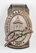 2007 US PGA Golf Championship money clip - played at Southern Hills and won by Tiger Woods made by