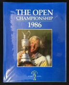 Greg Norman - 1986 Official Turnberry Open Golf Championship Annual signed by the winner - signed by