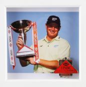 Ernie Els 2007 World Golf Match Play Champion official players enamel money clip display -c/w colour