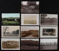 Collection of 10x Scottish golfing postcards from the early 1900's onwards - 3x New Galloway one