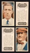 Collection of 8x Ardath Cork Golf Celebrity cigarette cards - issued in 1935 to incl a complete