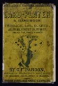 Sporting History - 1865 The Card Player Handbook by George Frederick Pardon, comprising concise