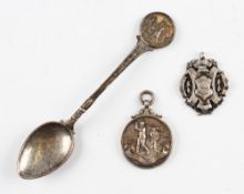 Collection of silver golf medals and spoon from the early 1900's onwards (3) - to incl 1908 North
