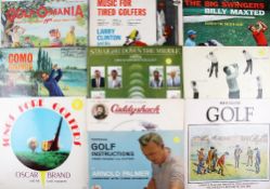 Collection of 10x Golf Related Vinyl LPs - to incl Perry Como Swings; Golf- O- Mania Vol.1; Music