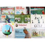 Collection of 10x Golf Related Vinyl LPs - to incl Perry Como Swings; Golf- O- Mania Vol.1; Music