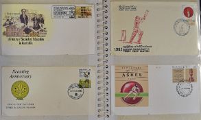 Cricket - 1980s Cricket First Day Covers an assorted selection starting from 1977 through to 1984