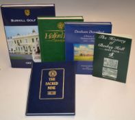 Golf Club and Society History Books (4) to include "The Sacred Nine-a centenary appreciation of