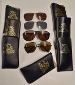 Cricket - Selection of Cricket Tour player Clip on Sunglasses to include a mixture of different