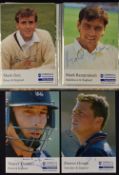 Cricket - Signed Cornhill Insurance Test Series England Photocards includes a mixed selection and