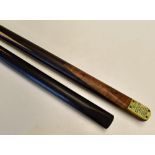 Billiards - Burroughes & Watts 'T. Reece' Record Billiard Cue a one-piece ash cue with ivorine