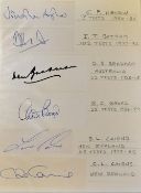 Cricket - Mixed International Cricket Autographs to include a wide selection of Cricket players