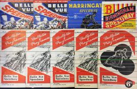 Speedway - Mixed Speedway Programmes to include 1949 Harringay v Wimbledon, 1953 Belle Vue v