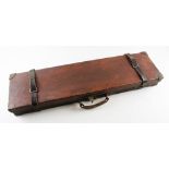 Sporting Guns - Leather Gun Case - leather laid over wood, with textile inners and various