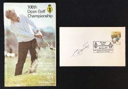 Seve Ballesteros - 1979 Official Royal Lytham Open Golf Championship programme with First Day