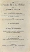 Sporting History - 1833 The Sports and Pastimes of the People of England Book including the rural