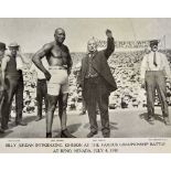 Boxing - World Championship Jack Johnson and Jim Jeffries Boxing Prints - 'Billy Jordan