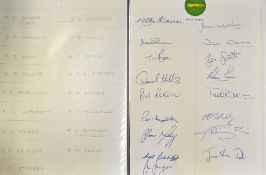 Cricket - 1994 County Signed Team Sheets to include Derbyshire, Durham, Essex, Glamorgan,