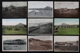 Collection of 9x Scottish golfing postcards from the early 1900's onwards - 5x various North Berwick
