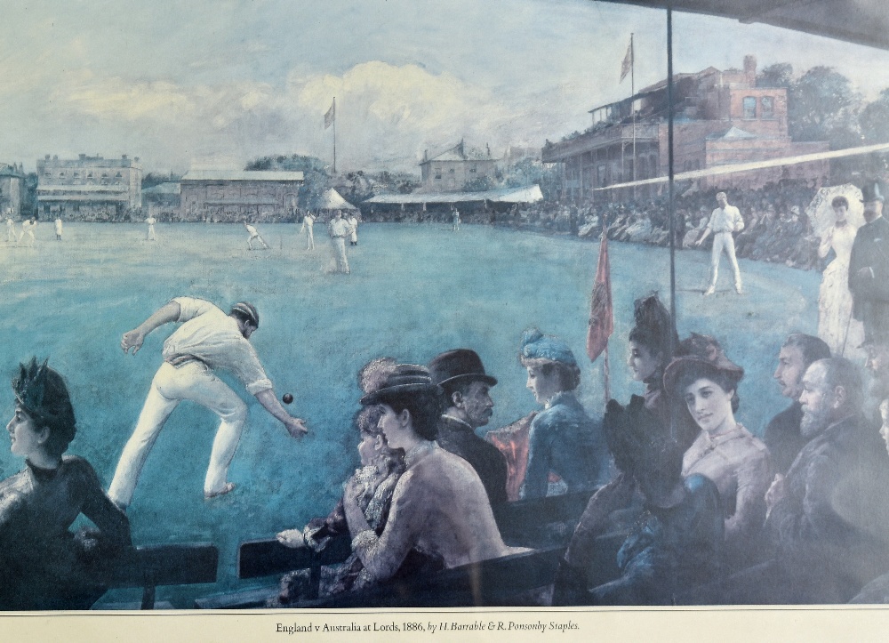 Hylton Philipson 'Oxford Cricket' Original Vanity Fair Supplement Colour Print by Spy published by