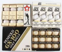 36x boxed Penfold, Wilson and Star golf balls - all in their original cartons to incl 12 x