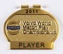 Ian Poulter - 2011 World Match Play Golf Championship players enamel money clip - won by Ian Poulter