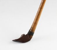 Early France/Belgium Cho(u)le Crosse club c.19thc - right hand club fitted with a steel head and ash