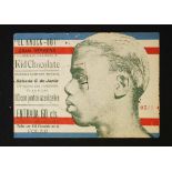 Boxing - Scarce c.1930s Eligio Sardiñas 'Kid Chocolate' Tribute Ticket - also known as 'Cuban Bon