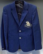 Cricket - Bernard Thomas Australia 1970 & New Zealand 1971 Tour Blazer in dark blue with white