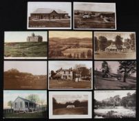 11x various Scottish golfing postcards from the early 1900's -Comrie (Crieff) GC; Glen Sannox