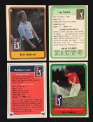 2x sets US PGA Tour Player Golf cards - 1980 and 1981 Top 60 Money Winners complete with index cards