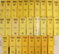 Wisden Cricketers' Almanacks - 1991 to 2017 - all hard-back versions with dust jackets, plus 3 other