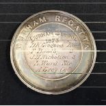 Rowing - 1875 Durham Regatta Medal marked to the reverse 'Davis Birm', depicts spectators