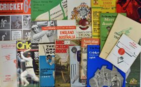 Cricket - Assorted Cricket Publications to include The ABC Cricket Book Australian Tour of England