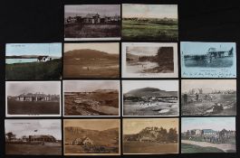 12x various Scottish golfing postcards from the early 1900's - 2x Glencruiten Club House and Golf
