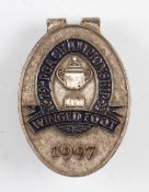 1997 US PGA Golf Championship money clip - played at Winged Foot and won by Davis Love - made by