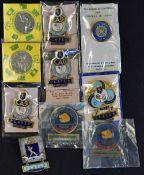 Cricket - Selection of England Player Enamel Tour Badges includes Cricket Association of Senegal