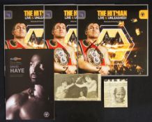 Boxing - 2009 Ricky Hatton - 'The Hitman Live & Unleashed Signed Boxing Programme signed to the