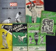 Cricket - Selection of England and Australia Cricket Booklets and Programmes to include 1958/9