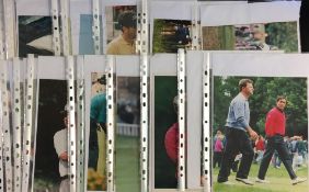 Collection of 43 Golfing Players Press Photographs mostly from the 1990's - mostly Press Association