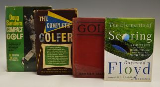 Golf Instruction Books from 1914 onwards one signed (4) -to include Arnaud Massy-"Golf" 1st UK ed in