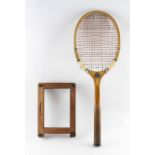 Tennis - F.H. Ayres 'The Club Improved' Tennis Racket a 1935 tournament model for the Davis Cup,