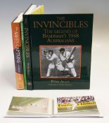 Cricket - Three Cricket Ashes Books including The Invincibles the Legend of Bradman's 1948